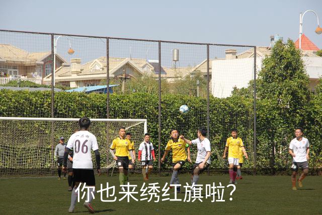 你也来绣红旗啦？
