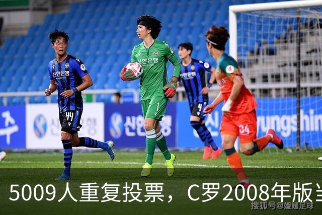 5009人重复投票，C罗2008年版当选史上最佳金球奖得主